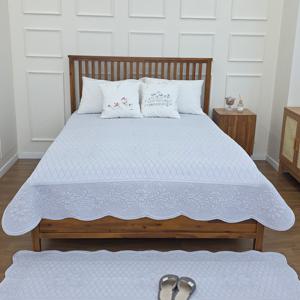 모던 시어서커 워싱 사계절 침대패드 청량한 거실 러그 카페트 160x210cm