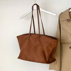 [브리치]  / 여자빅팩 스웨이드 빅사이즈숄더백 빅쇼퍼 데일리 수납백  패션가방