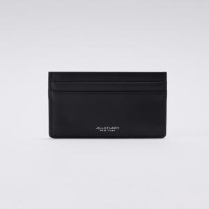 액세서리 남성 [[25FW]] JUHO5F147BK [선물추천][JUDE] 블랙 가죽 로고 2단 카드지갑