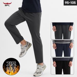 BFL 남성 겨울 히트업 기모 밴딩바지 일자핏 작업복 츄리닝 트레이닝팬츠 W2DBPS-814A