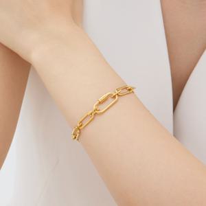 노아이유 실버(Y) 링크 체인 팔찌 M HL3B96067Y9