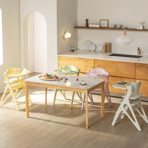 아펠 소르베 택1(+쿠션) 원목 하이체어 유아 아기식탁의자