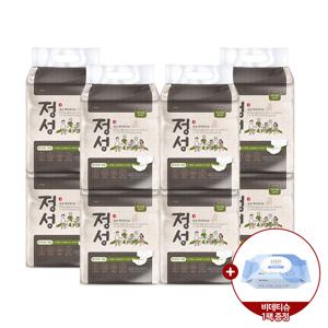 정성 요실금 성인기저귀 밴드형 대형 10개입 8팩+비데티슈 1팩