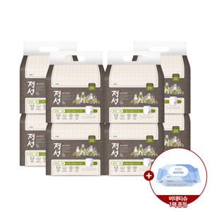 정성 요실금 성인기저귀 팬티형 대형 10매입 8팩+비데티슈 1팩