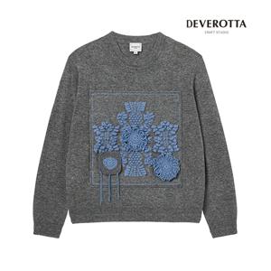 드베로타 25FW 푼타푸로울100 니트아플리케 풀오버