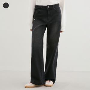 게스진 여성 흑청 와이드 YP3D9135