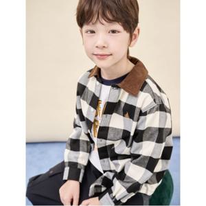 럼버잭 아우터형 체크 셔츠  블랙 (BI5964U045)