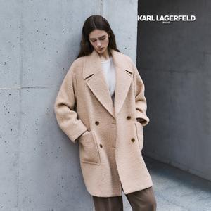 칼라거펠트 25FW 알파카블렌드 부클코트