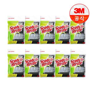 [3M]탄냄비/눌은냄비용 철 스펀지 수세미 10개