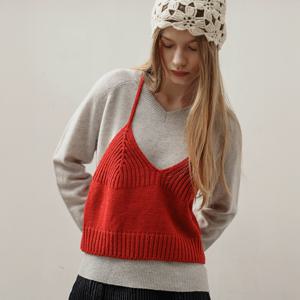 yoyoyoy여성[최초가 33000원] 홀터넥 울 니트 베스트(3colors)_AJ10WNKVT32