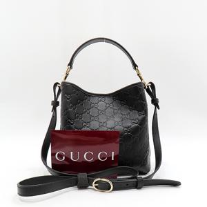 고이비토 중고명품 -  GG 엠블럼 스몰 버킷백  - K29008GU