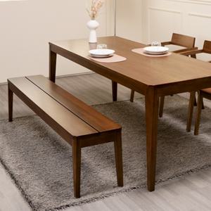 테일러 원목 6인용 식탁 벤치의자 구르미원목 국내제작