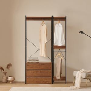 브랜티 철제 드레스룸 시스템 옷장 1200 세트A타입