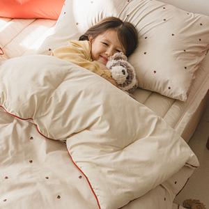 필굿 키즈 알러지케어 이불세트 - 오트밀버그