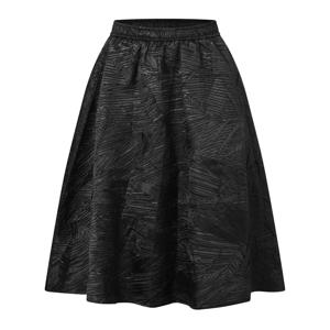 에브리데이]자가드 밴딩 플레어 롱 스커트 (EB3WH011D)