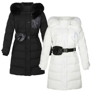양말사은품 [마스터바니] 여성 벨트백 폭스 퍼 헤비 다운 롱 점퍼 421C4JP260