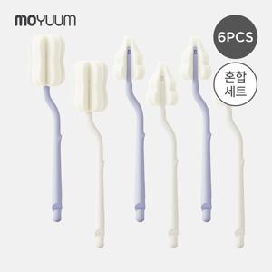 롱커브 스펀지 젖병솔&젖꼭지솔 6P 세트