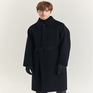 남성 [[24FW]] HZCO4D504N3 핸드메이드 벨티드 발마칸 코트