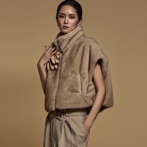 J2615 페이크 퍼 베스트