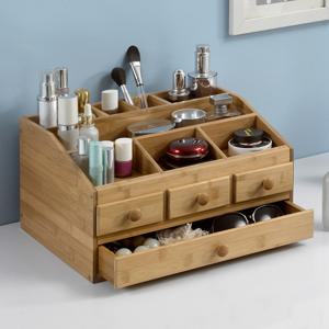 원목 화장품정리함 2단 정리함