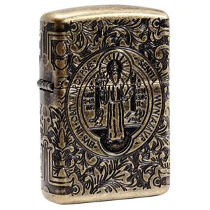 ZIPPO 지포 라이터 St. Benedict Design 콘스탄틴 기념일 새해 선물 추천 ZPH3MA001