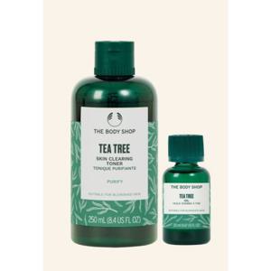 [롯데백화점][더 바디샵](비건) 티트리 토너 250ml + 오일 20ml 세트