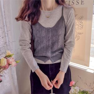 가을로망스 부드런스판 뷔스티에 티세트