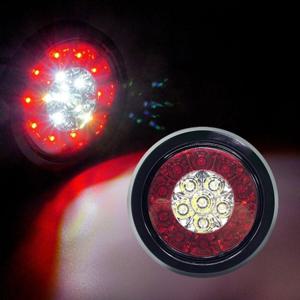 차량용 3WAY LED테일램프 교체용 원형 화이트LED 데루등 테일램프 테일램프교체등 LED전구