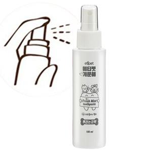 강아지 뿌리는 미스트 치약 100ml 1P 허브 치석관리