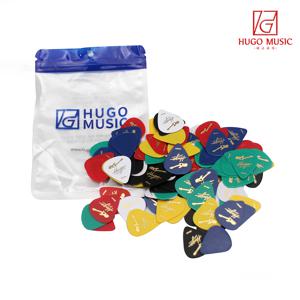 위고뮤직 벌크 대용량 기타 피크 108매 통기타 혼합 사이즈