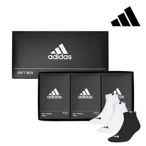 [아디다스] 남녀 퍼포먼스 3선 스포츠 발목 양말 3족 선물세트 IF88203