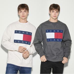 타미진스 멜란지 플래그 스웨트셔츠 2종 택1 (T32E7TTO20TMT1)