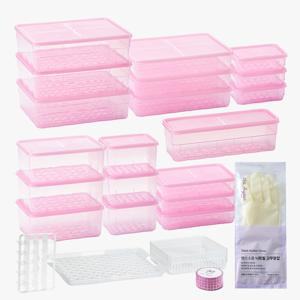 [방송에서만]땡스소윤 냉동 밀폐용기 통큰세트 24종