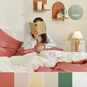 에티드 60수 고밀도면 밍크극세사 차렵이불 단품/세트/패드세트