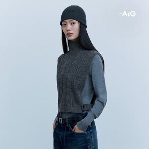 [최초가59,900원]더엣지 울혼방 케이블 터틀 베스트 1종