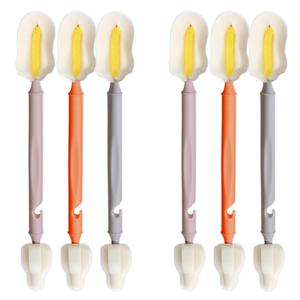 듀얼 더블폼 3P+3P 세척솔 젖병솔 젖꼭지 텀블러 물병솔