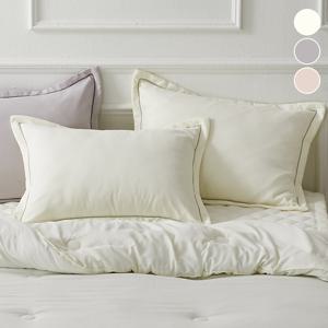 윌리 호텔 겨울극세사 베개커버 50x70