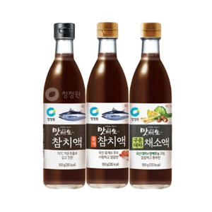 맛선생 950g 3병(참치액/꽃게참치액/구운대파채소액)