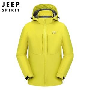 JEEPspirit 남성 바람막이 방수 자켓 등산복 아웃도어