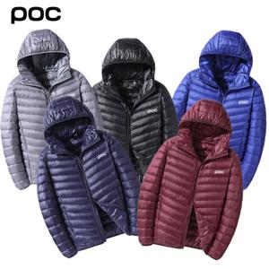 POC 남녀공용 경량 후드 다운 점퍼 추동 캐주얼 블레이저