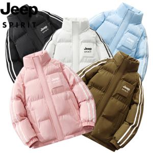 지프 JEEP SPIRIT 남녀공용 아웃도어 패딩 방수방풍 패딩 점퍼 배색 패딩 캠핑패딩 다운 JP1012