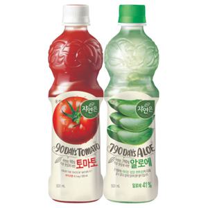 자연은 토마토 500ml 10개+알로에 500ml 10개
