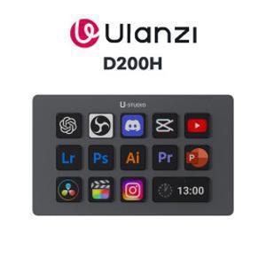 Ulanzi 울란지Stream Deck D200H 스마트 스트림덱 매크로 패드 스튜디오 컨트롤러