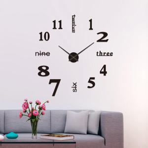 DIY 부착식 무소음 벽시계 거실 사무실 학교 인테리어 벽걸이 시계 ODM-CLOCK03