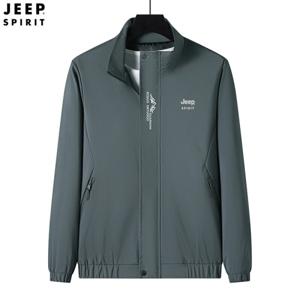 JEEP SPIRIT 남성 봄 캐주얼 재킷 싱글 레이어 코트