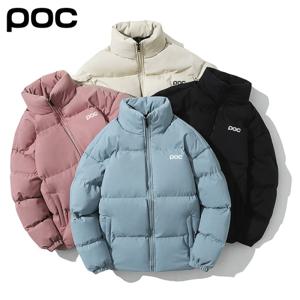 POC 가을 겨울 패딩 신상 한국판 하이넥 슬림 커플 패딩 슬림 숏 코트 남성