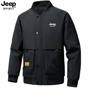 JEEP SPIRIT 누빔 재킷 남성 캐주얼 코트 가을 겨울 항공 점퍼
