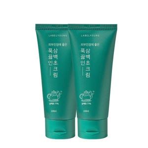 피부진정에 좋은 푹끓인 제주산 삼백초크림 2개 고농축진정크림