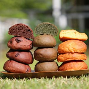 선수빵 쌀과 두유로 만든 속편한 무방부제 비건 고단백 미네랄 가득 국산쑥 볼빵빵 100g