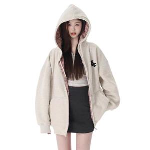 SUTA 후드티 베이직 오버핏 후드 집업 후드집업